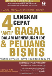 Image of 4 langkah cepat anti gagal dalam menemukan ide & peluang bisnis