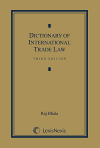 Image of Dictionary of International Trade Law