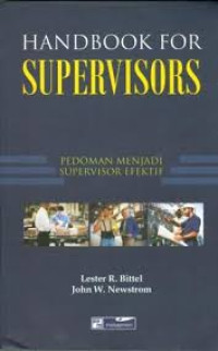 Image of Handbook for Supervisors : Pedoman Menjadi Supervisor Efektif