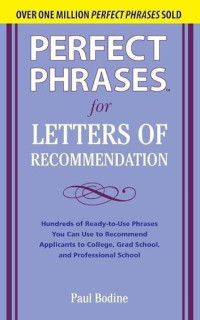 Image of Perfect Phrases for Letters of Recommendation
