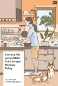 Image of Seorang pria yang melalui duka dengan mencuci piring